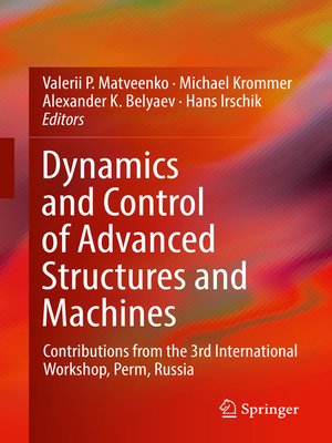 cover image of Dynamics and Control of Advanced Structures and Machines